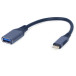 Adapter Gembird USB-C OTG do USB-A A-USB3C-OTGAF-01 - 15 cm, USB 3.2 Gen 1 5 Gbps, Szary
