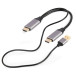 Aktywny kabel Gembird HDMI do DisplayPort A-HDMIM-DPM-01 - 2 m, 4K 60 Hz, zasilanie USB-A, Czarny