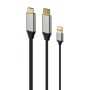 Aktywny kabel Gembird HDMI do DisplayPort A-HDMIM-DPM-01 - zdjęcie poglądowe 1