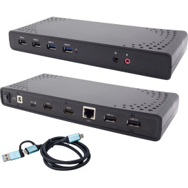 Stacja dokująca i-tec USB 3.0 ,  USB-C ,  Thunderbolt Dual Display Docking Station Power Delivery 85W CADUALHDMIDOCKPD - zdjęcie poglądowe 4