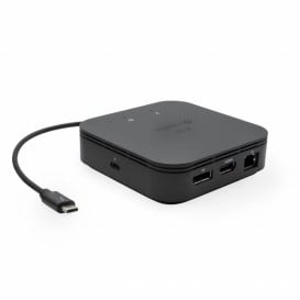 Stacja dokująca i-tec Thunderbolt 3 Travel Dock Dual 4K Display with PD 60W TB3TRAVELDOCKPD60W - Universal Charger 77W