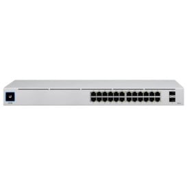 Switch zarządzalny Ubiquiti USW-24 - 24x 100/1000Mbps RJ45, 2x 1000Mbps SFP