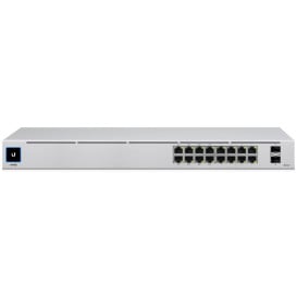 Switch zarządzalny Ubiquiti USW-16-POE - 16x 100/1000Mbps RJ45, 2x SFP, 8x PoE+