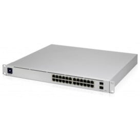 Switch zarządzalny Ubiquiti USW-PRO-24-POE - 24x 100|1000Mbps RJ45, 2x 10Gbps SFP+, PoE+ 400W