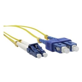 Patchcord światłowodowy Emiter EM/21B-SC/UPC-SC/UPC-1M - duplex, złącza SC|UPC-SC|UPC, jednomodowy 9|125, długość 1m