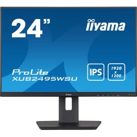 Monitor iiyama ProLite XUB2495WSU-B5 - 24,1"/1920x1200 (WUXGA)/60Hz/16:10/IPS/5 ms/pivot/Czarny