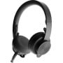 Słuchawki bezprzewodowe nauszne Logitech Zone Wireless Plus (wersja UC) 981-000919 - Grafitowe