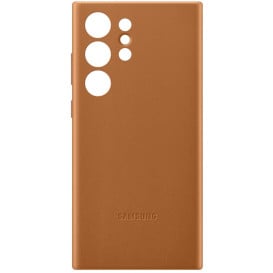 Etui na smartfon Samsung Leather Case EF-VS918LAEGWW do Galaxy S23 Ultra - Brązowe