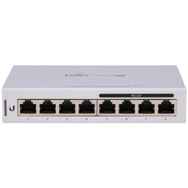 Switch zarządzalny Ubiquiti UniFi US-8-60W-EU - 8x 100|1000Mbps RJ45, PoE, pasywne chłodzenie