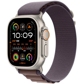 Smartwatch Apple Watch Ultra 2 49 mm MRER3WB/A - GPS + Cellular tytan z opaską Alpine w kolorze indygo, rozm. S