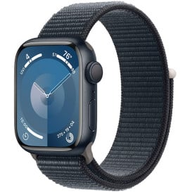 Smartwatch Apple Watch 9 MR9C3QP/A - 45mm GPS aluminium w kolorze północy z opaską sportową w kolorze północy