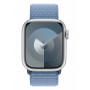 Smartwatch Apple Watch 9 MRMJ3QP/A - 45mm GPS + Cellular aluminium srebrny z opaską sportową w kolorze zimowego błękitu
