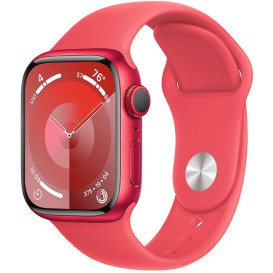 Smartwatch Apple Watch Series 9 MRYG3QP/A - 45mm GPS + Cellular aluminium (PRODUCT)RED z paskiem sportowym (PRODUCT)RED, M/L