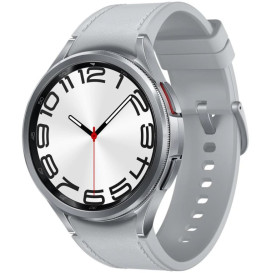 Smartwatch Samsung Galaxy Watch 6 Classic SM-R965FZSAEUE - 47mm, Bluetooth, LTE, Srebrny