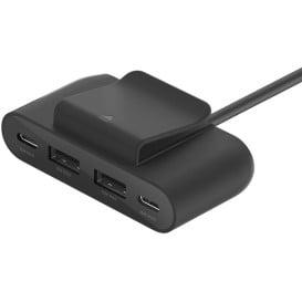 Hub USB-C Belkin BUZ001BT2MBKB7 - 4 porty, Czarny