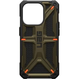 Etui ochronne na smartfon UAG Monarch 11427811397B do iPhone 15 Pro - Czarne, Brązowe