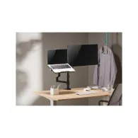 Uchwyt biurkowy do monitora Gembird MA-DA-04 - podstawka do notebooka max 17,3", uchwyt na monitor max 32", Czarny