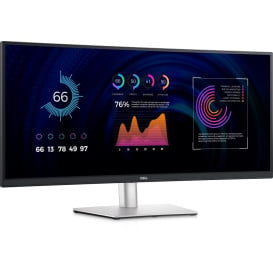 Monitor Dell P3424WE 210-BGTY - 34"/3440x1440 (UWQHD)/60Hz/21:9/zakrzywiony/IPS/5 ms/USB-C/Czarno-srebrny