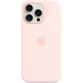 Etui silikonowe Apple Silicone Case z MagSafe MT1U3ZM/A do iPhone 15 Pro Max - Jasnoróżowe