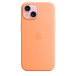 Etui silikonowe Apple Silicone Case z MagSafe MT0W3ZM/A do iPhone 15 - Pomarańczowy sorbet