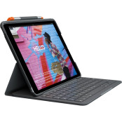 Klawiatura z etui Logitech Slim Folio 920-011413 do iPada 10. gen. - Szare, układ US, bez rysika