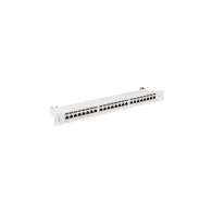 Patchpanel 19" Lanberg PPS7-1024-S - 24 porty, 1U, KAT. 7, szary