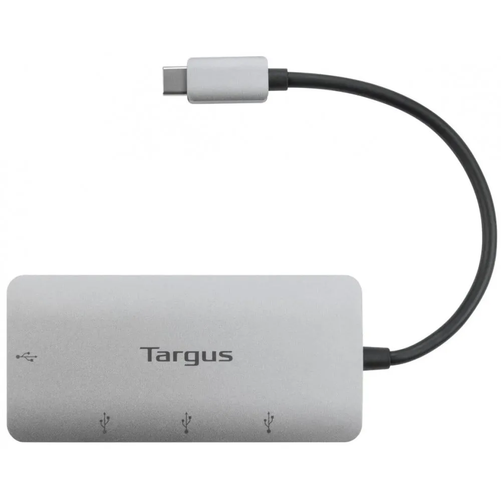 Hub Targus 4-in-1 USB-C / USB-A 3.0 - Kolor srebrny - ACH226EU | Sklep ITnes.pl - IT for BUSINESS