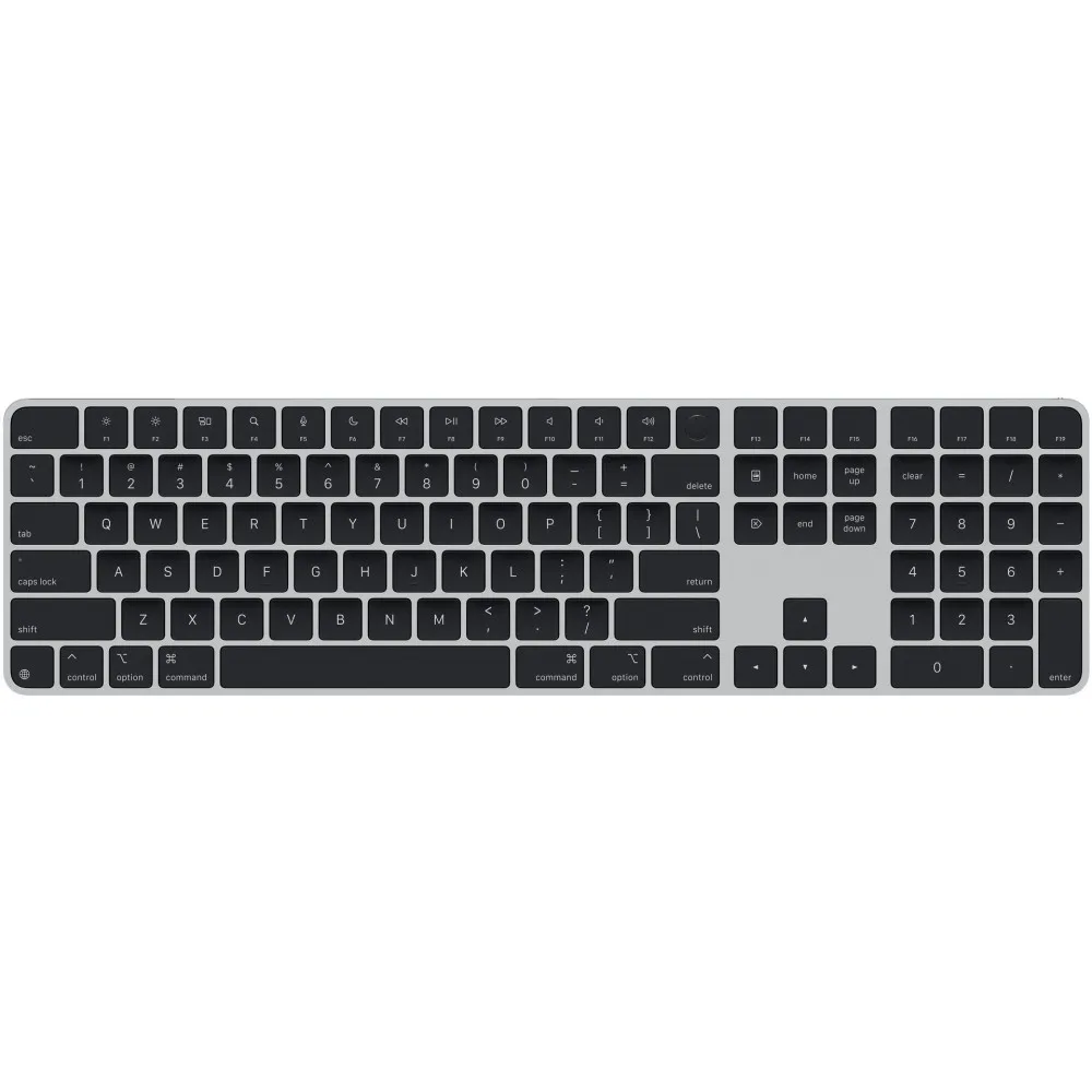 Klawiatura bezprzewodowa Apple Magic Keyboard z Touch ID i blokiem numerycznym USB-C MXK83LB/A - US, Czarna