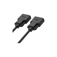 Kabel przedłużacz Unitek RS232 DB9 M/F Y-C706ABK, 1,5 m, Czarny | Sklep ITnes.pl, IT for BUSINESS