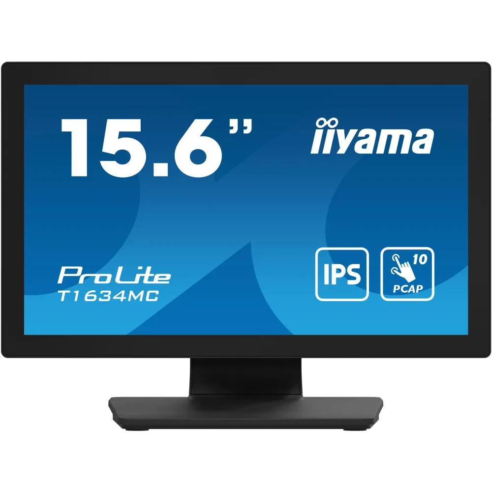 Monitor iiyama ProLite T1634MC-B1S, 15,6", 1920x1080 (FHD), 60Hz, IPS, 25 ms, MT, Czarny | Sklep ITnes.pl, IT for BUSINESS