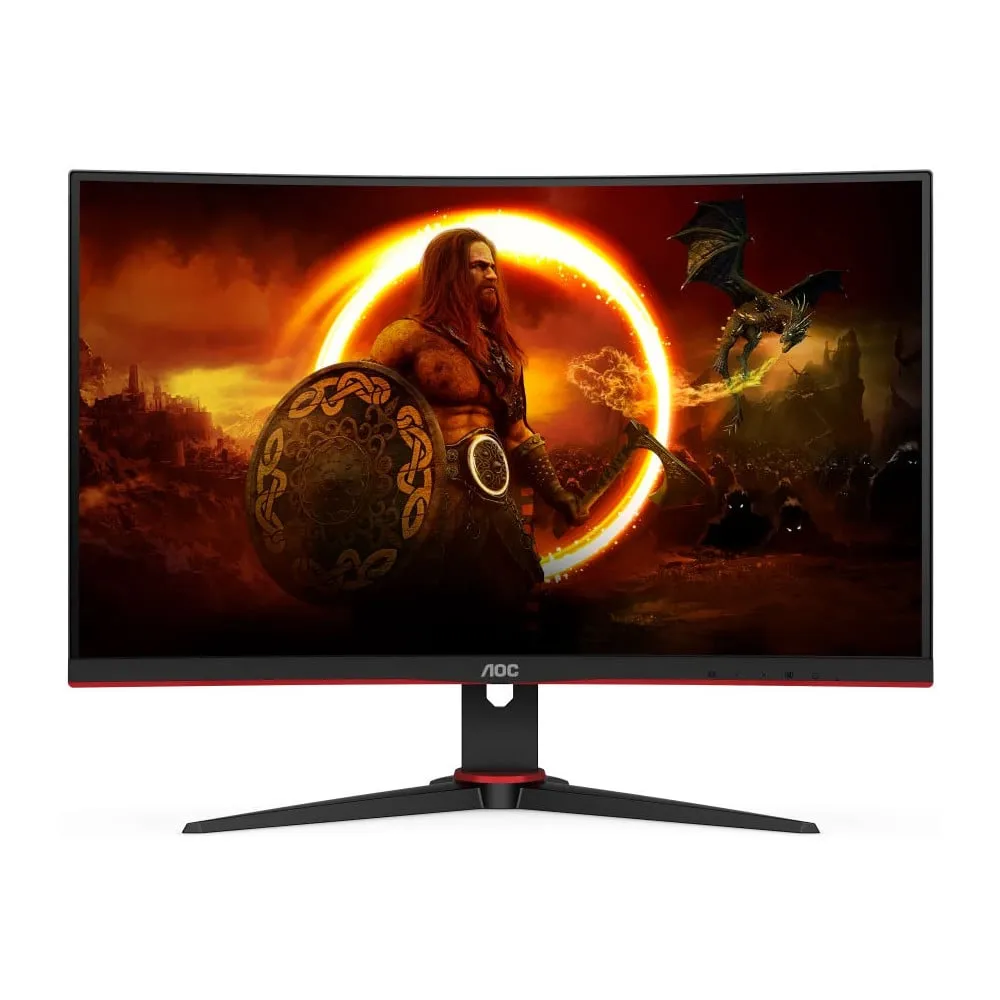 Monitor AOC C24G2AE/BK, 24", 1920x1080 (FHD), 165Hz, zakrzywiony, VA, FreeSync, 1 ms, pivot, Czarny | Sklep ITnes.pl, IT for BUS