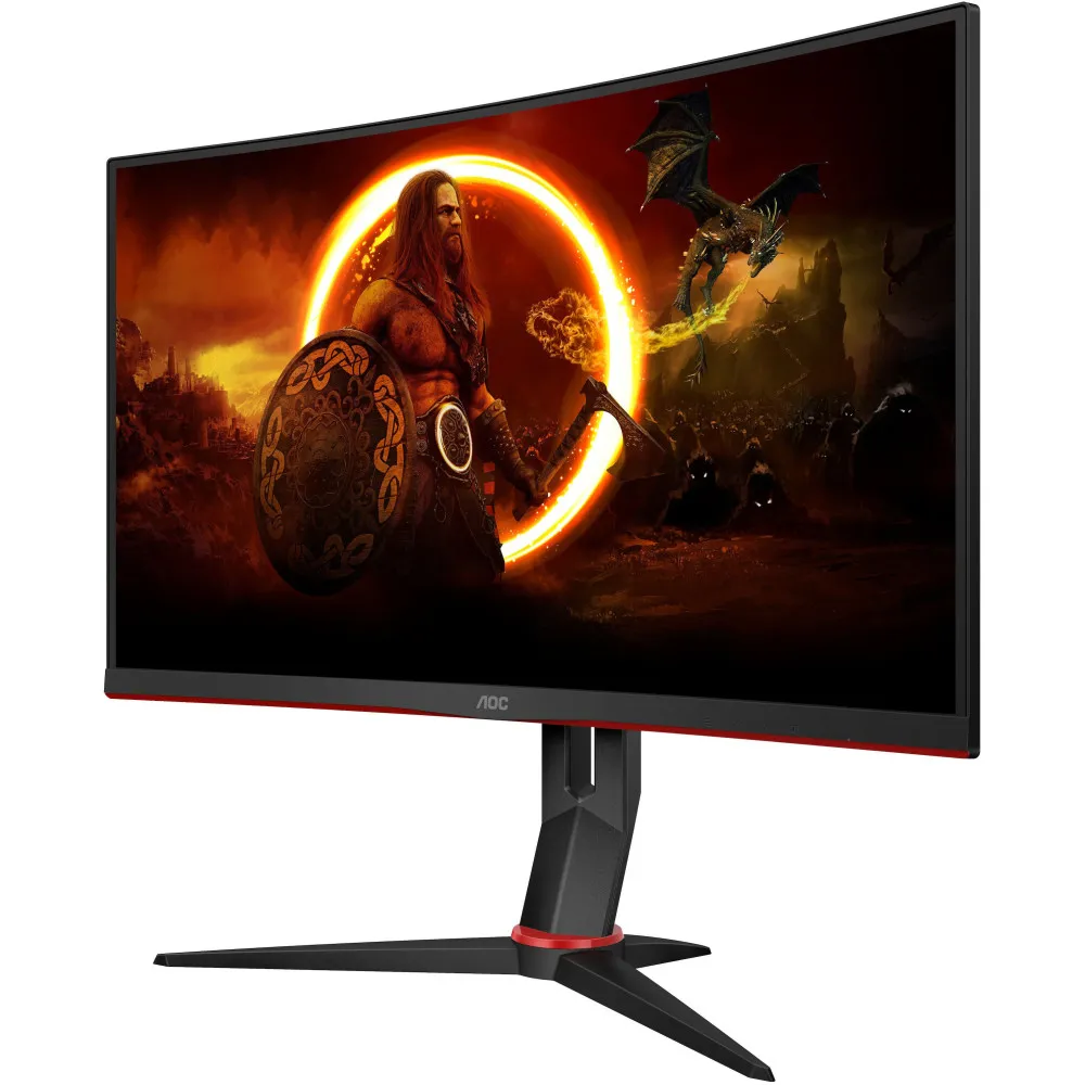 Monitor AOC C27G2Z3/BK - 27"/1920x1080 (Full HD)/280Hz/zakrzywiony/Fast VA/HDR/1 ms/Czarny