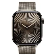 Smartwatch Apple Watch 10 MWXF3ET/A - 42 mm, GPS + Cellular, naturalny tytan z bransoletą mediolańską z naturalnego tytanu