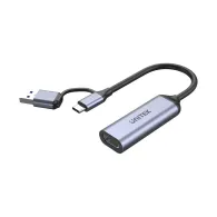 Grabber video Unitek V1167A USB-C, A do HDMI | Sklep ITnes.pl, IT for BUSINESS