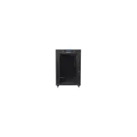Szafa rack 19" 15U Lanberg FF01-6615-12BL, 928 x 600 x 600 mm, drzwi szklane | Sklep ITnes.pl, IT for BUSINESS