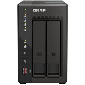 Serwer NAS QNAP Tower TS-253E-VNJ2 - Tower/Intel Celeron J6412/8 GB RAM/4 TB/2 TB cache/2 wnęki/2 x M.2/hot-swap