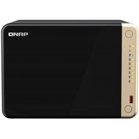 Serwer NAS QNAP Tower TS-664-CNP - Tower/Intel Celeron N5105/N5095/8 GB RAM/30 TB/1 TB cache/6 wnęk/2 x M.2