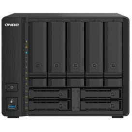 Serwer NAS QNAP Tower TS-932PX-QFP - Tower/AnnapurnaLabs Alpine AL324/16 GB RAM/30 TB/4 TB cache/9 wnęk/hot-swap