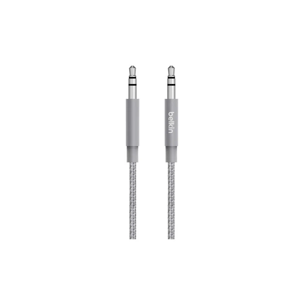 Kabel audio-stereo Belkin Mini Jack 3,5 mm M/M AV10164BT04-GRY, 1,2 m, Szary | Sklep ITnes.pl, IT for BUSINESS