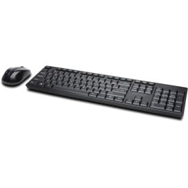 Zestaw klawiatura i mysz Kensington Pro Fit Wireless Desktop K75230US - US, Czarny