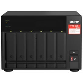 Serwer NAS QNAP Tower TVS-675-IOW - Tower/ZhaoXin KX-U6580/32 GB RAM/12 TB/2 TB cache/6 wnęk/2 x M.2/hot-swap