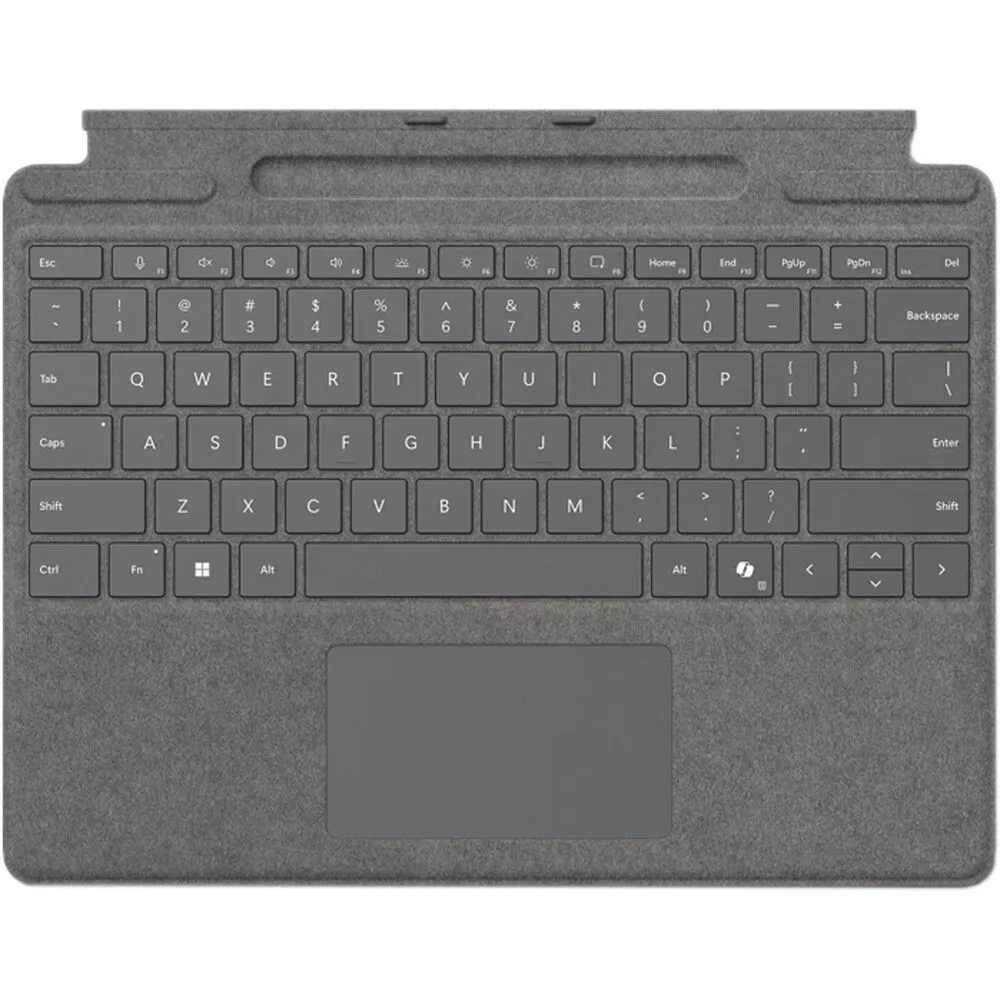 Klawiatura Microsoft Surface Pro Signature Type Cover COPILOT+ 8XB-00207 - Platynowa