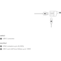 Adapter Dicota D32047 USB-C do HDMI Mini Adapter, USB-C PD, 4H 60Hz, Srebrny | Sklep ITnes.pl, IT for BUSINESS