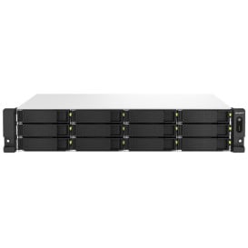 Serwer NAS QNAP Rack TS-1264U-RP-QWA - Rack (2U)/Intel Celeron N5095/8 GB RAM/96 TB/12 wnęk/hot-swap