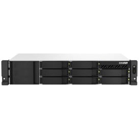 Serwer NAS QNAP Rack TS-864EU-RP-K1K1 - Rack (2U)/Intel Celeron N5095/8 GB RAM/96 TB/8 wnęk/hot-swap