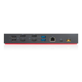 Stacja dokująca Lenovo ThinkPad Hybrid USB-C Dock 135 W 40AF0135EU - 2x DP, 2x HDMI, 1x USB-C, 5x USB, 1x RJ-45, 1x 3,5 mm miniJack - zdjęcie 3