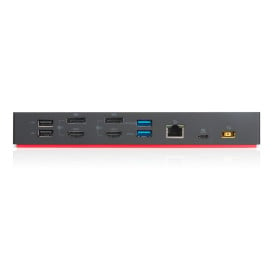 Stacja dokująca Lenovo ThinkPad Hybrid USB-C Dock 135 W 40AF0135EU - 2x DP/2x HDMI/1x USB-C/5x USB/1x RJ-45/1x 3,5 mm miniJack