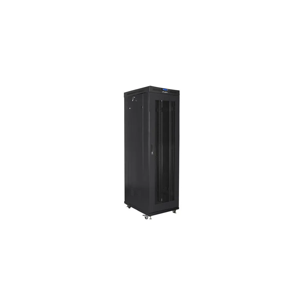 Szafa rack 19" 42U Lanberg FF01-6042-23BL, 600 x 1000 x 2127 mm, drzwi perforowane, LCD | Sklep ITnes.pl, IT for BUSINESS