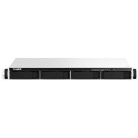 Serwer NAS QNAP Rack TS-464EU-YVS - Rack (1U)/Intel Celeron N5095/8 GB RAM/32 TB/1 TB cache/4 wnęki/2 x M.2/hot-swap