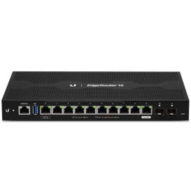 Router Ubiquiti EdgeMAX EdgeRouter ER-12 - 10x 1000Mbps RJ45, 2x 1000Mbps SFP, PoE